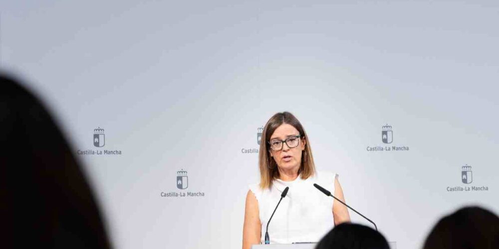 La consejera portavoz del Gobierno de Castilla-La Mancha, Esther Padilla.
