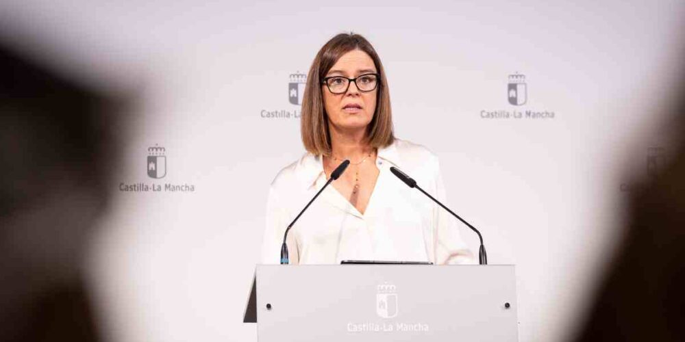 La consejera portavoz del Gobierno de Castilla-La Mancha, Esther Padilla.