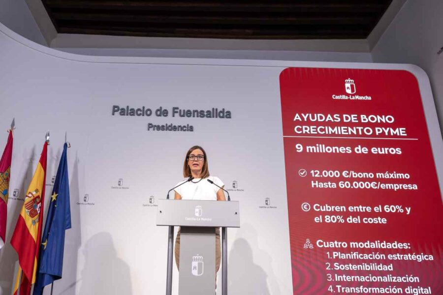 Nueve millones para impulsar el crecimiento de las pymes de Castilla-La Mancha con ayudas de hasta 60.000 euros