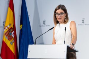 Esther Padilla, portavoz del Gobierno de Castilla-La Mancha.