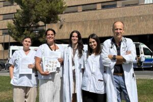 Los profesionales del hospital de Albacete que han llevado a cabo el estudio.