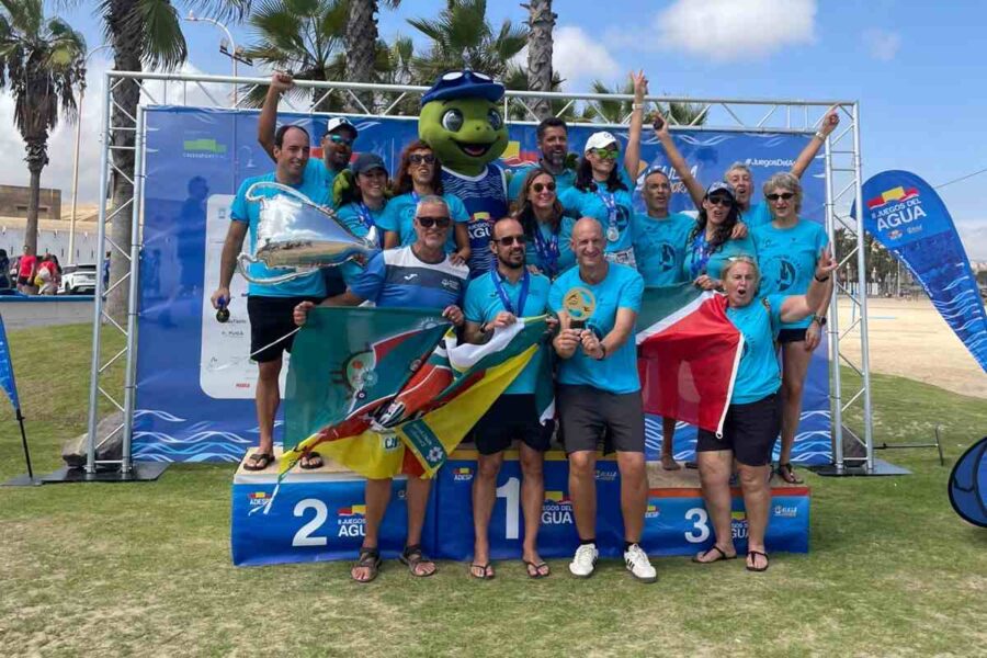 El mejor club de aguas abiertas de España está en un pueblo de Toledo, muy lejos de cualquier costa