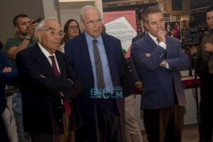 Rodolfo Martín Villa, Alfonso Guerra y Emiliano García-Page.