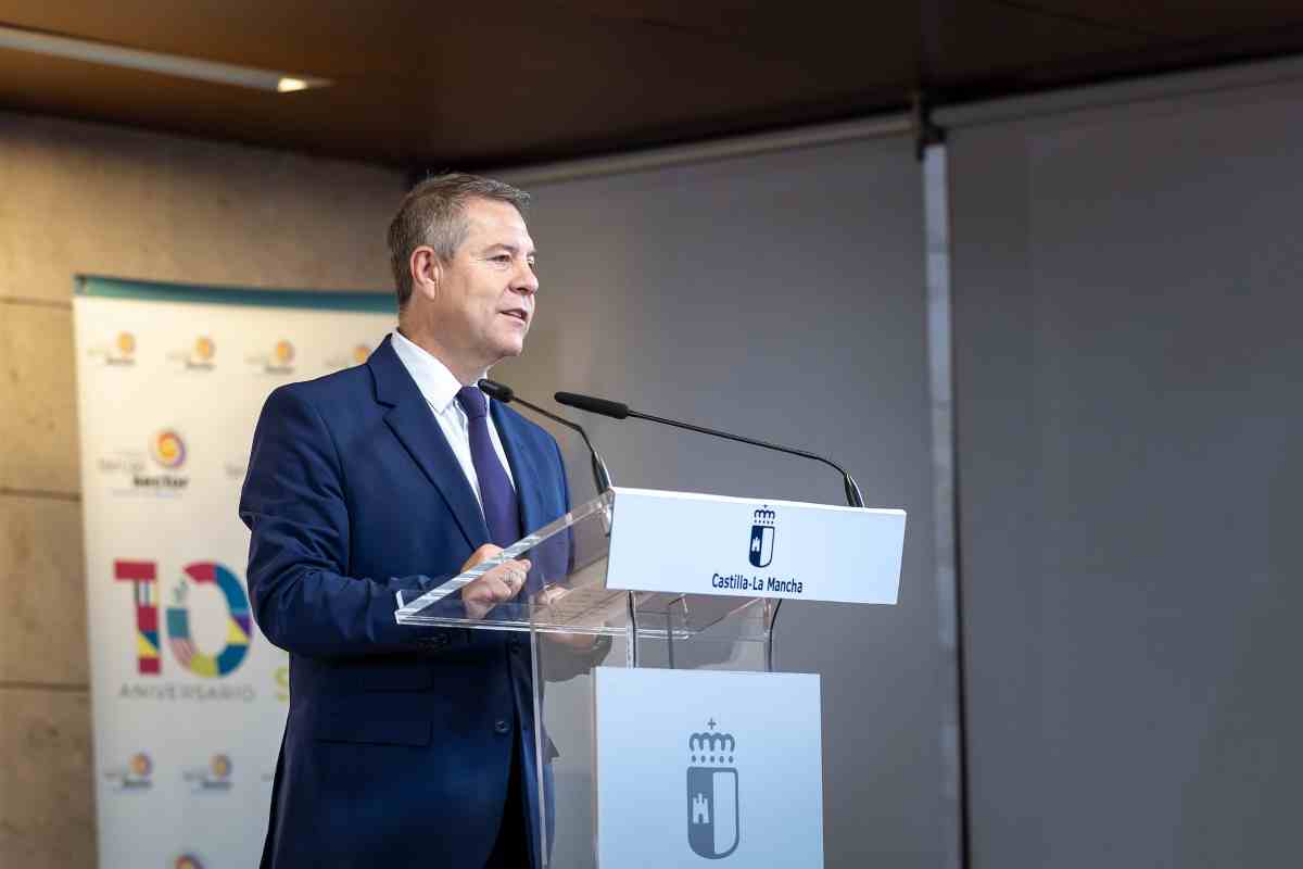 El presidente de Castilla-La Mancha, Emiliano García-Page.
