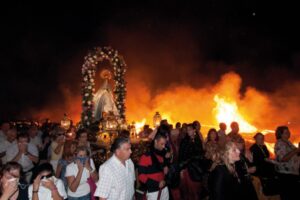Procesión del fuego Foto: Turismo de Guadalajara