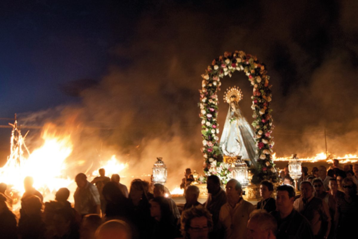 Procesión del fuego Foto: Turismo de Guadalajara