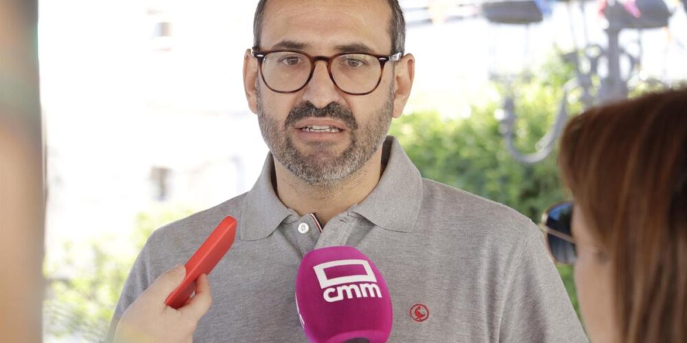Sergio Gutiérrez, antes del inicio del Congreso de las JJSS de Toledo.