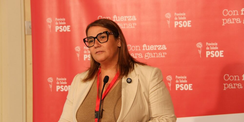 La presidenta de la Comisión Ejecutiva Provincial del PSOE de Toledo, Tita García