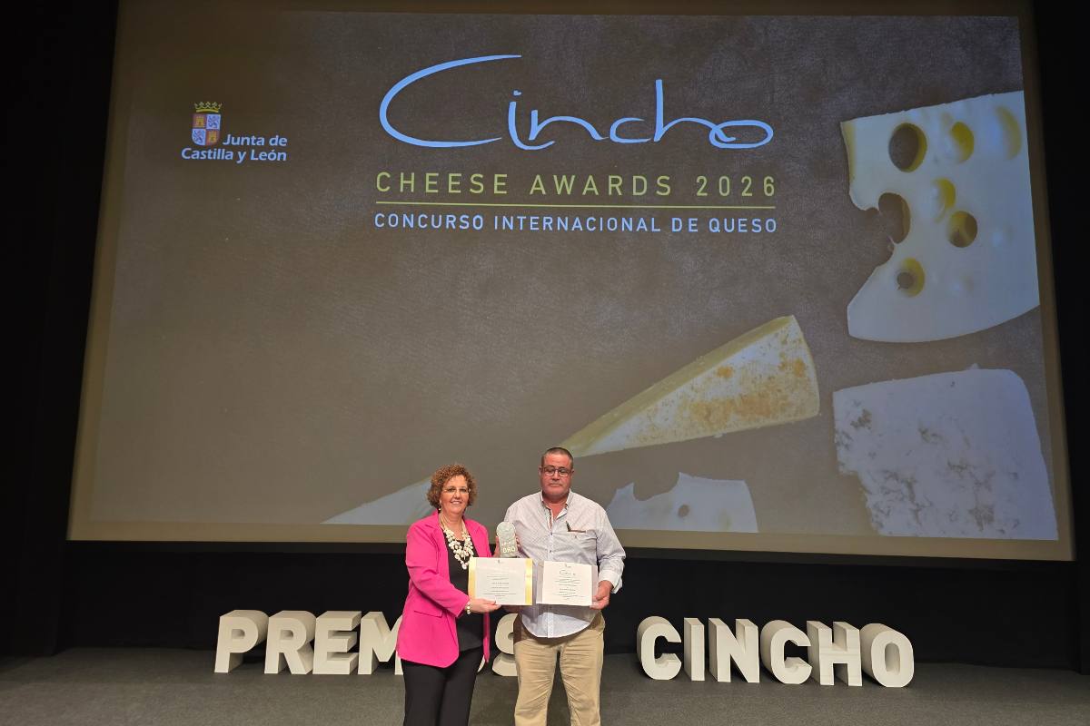 Recogida del premio.