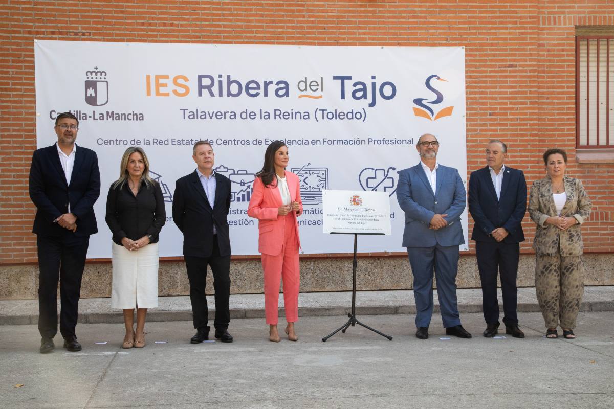 La reina Letizia en Talavera. Foto: JCCM