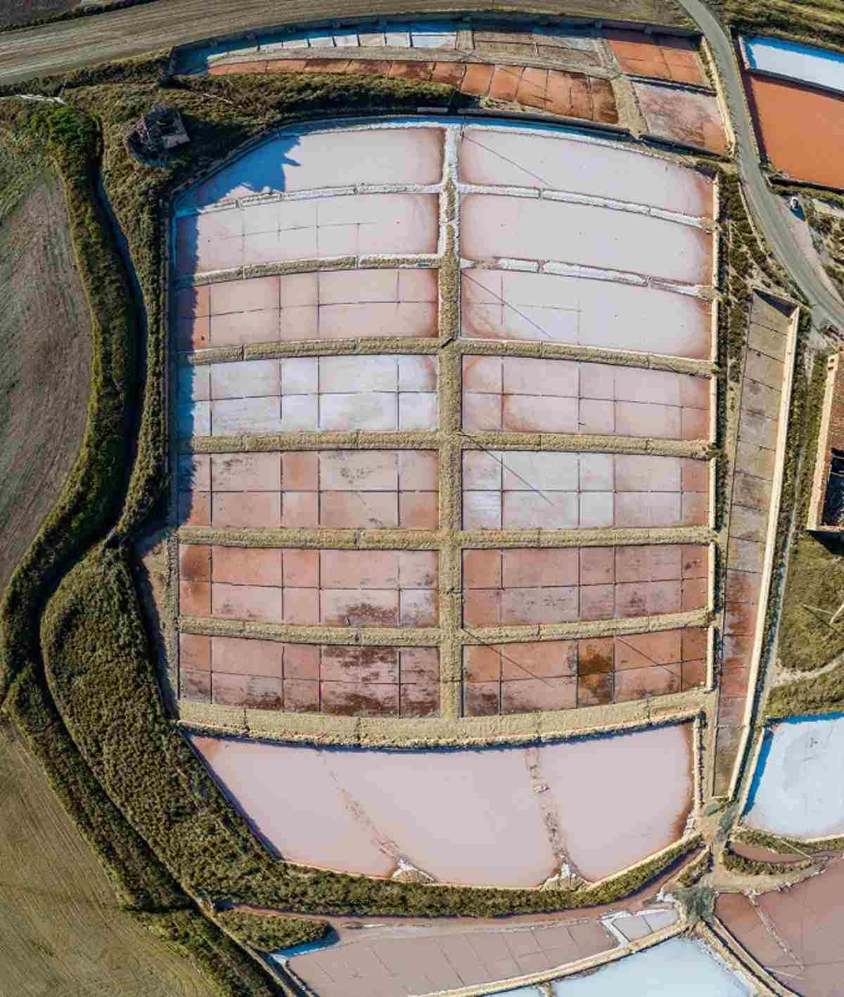 Vista aérea Salinas Imón Foto: Turismo Castilla-La Mancha