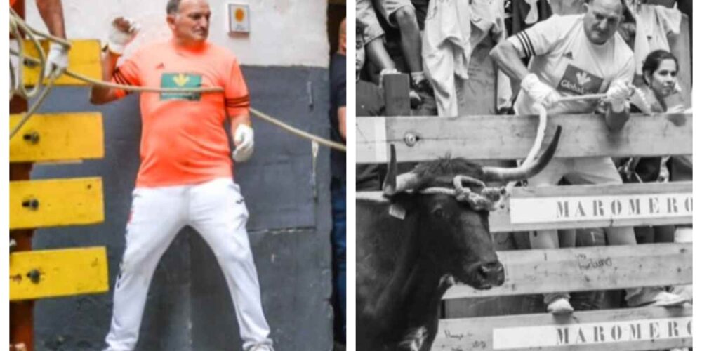 Álvaro Guijarro, el maromero jefe de San Mateo, en Cuenca.