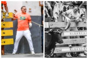 Álvaro Guijarro, el maromero jefe de San Mateo, en Cuenca.