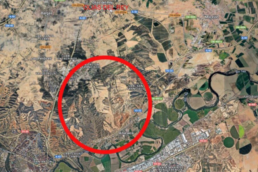 A subasta casi 500 hectáreas de suelo en Toledo y con una rebaja del 96%: de 57 a 1,8 millones