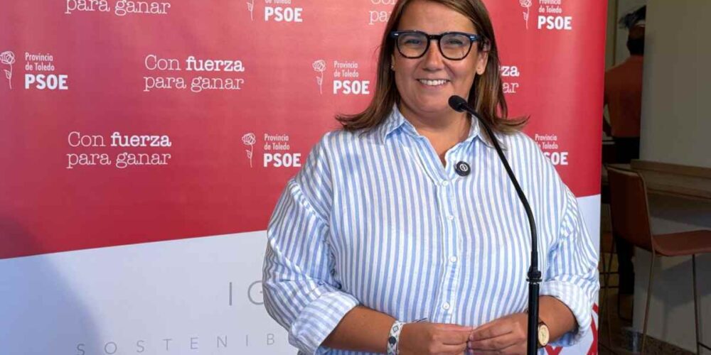 La presidenta de la Ejecutiva provincial del PSOE de Toledo, Tita García Élez.