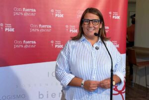 La presidenta de la Ejecutiva provincial del PSOE de Toledo, Tita García Élez.
