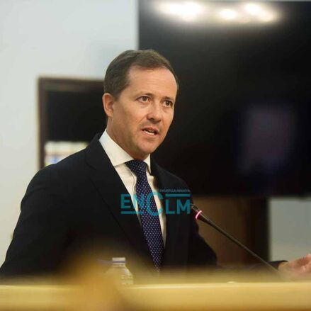 El alcalde de Toledo, Carlos Velázquez. Imagen: Rebeca Arango.