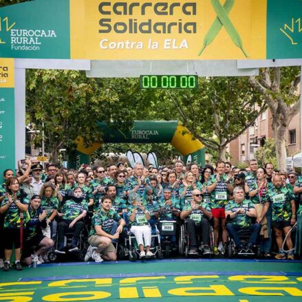 Carrera solidaria contra la ELA. Foto: Rebeca Arango.
