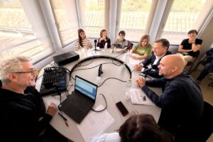 Inauguración de Radio Tiza en el Colegio Carlos V de Albacete