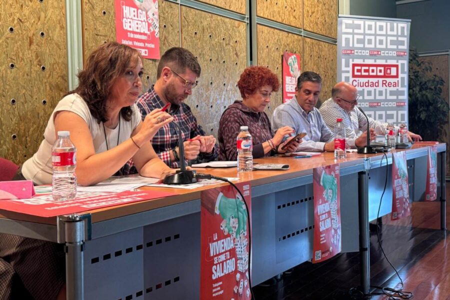 CCOO rebate a Ángel Nicolás y defiende la huelga general por los salarios, la vivienda y el aumento de los precios