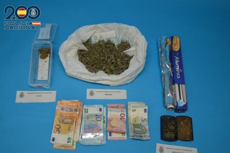 La Policía vuelve a desmantelar un punto de venta de droga en Ciudad Real y detiene a dos personas
