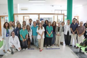 Profesionales del Centro de Salud de Madrigueras (Albacete)