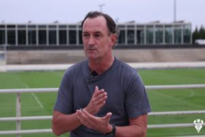 Joseba Etxeberría en la Ciudad Deportiva Andrés Iniesta. Imagen: Albacete Balompié