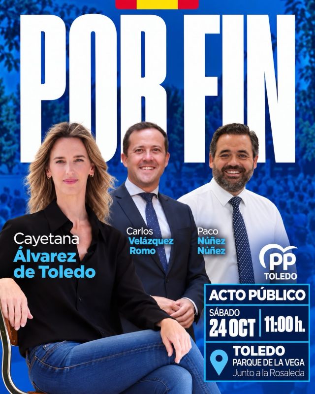El PP reúne en un acto en Toledo a Cayetana Álvarez de Toledo, Velázquez y Núñez en plena precampaña — imagen 1