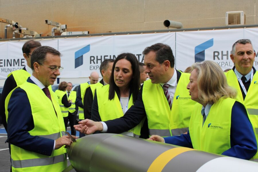 Rheinmetall, el gigante alemán de las armas, estrena en Albacete una línea de producción que creará nuevos empleos