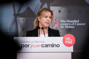 La portavoz del grupo socialista en las Cortes de Castilla-La Mancha, Ana Isabel Abengózar