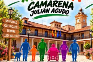 Parte del cartel de la I Marcha Inclusiva "Javier Agudo".