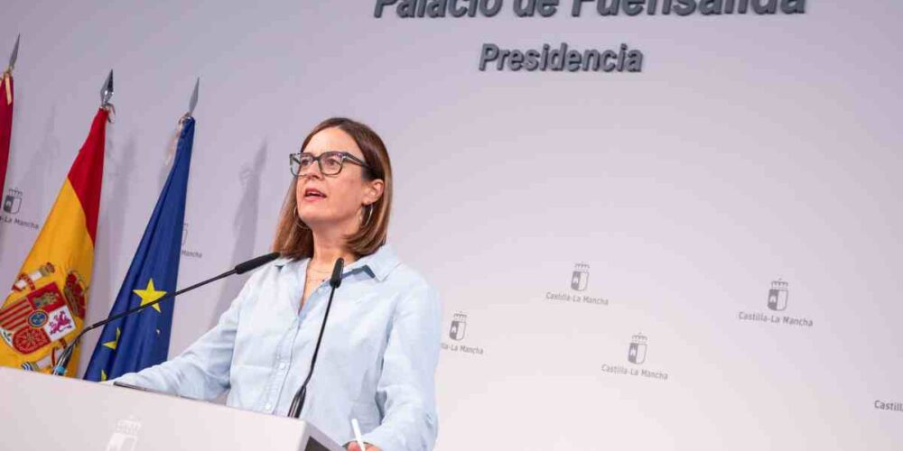 La consejera portavoz del Gobierno de Castilla-La Mancha, Esther Padilla.