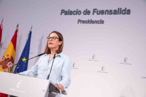 La consejera portavoz del Gobierno de Castilla-La Mancha, Esther Padilla.