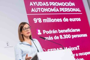 La consejera portavoz del Gobierno de Castilla-La Mancha, Esther Padilla.