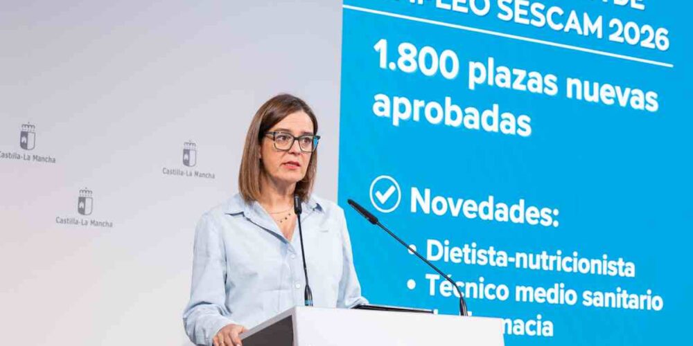 La consejera portavoz del Gobierno de Castilla-La Mancha, Esther Padilla.