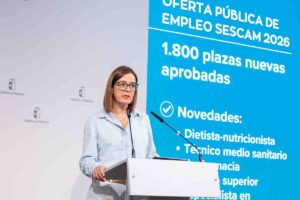 La consejera portavoz del Gobierno de Castilla-La Mancha, Esther Padilla.