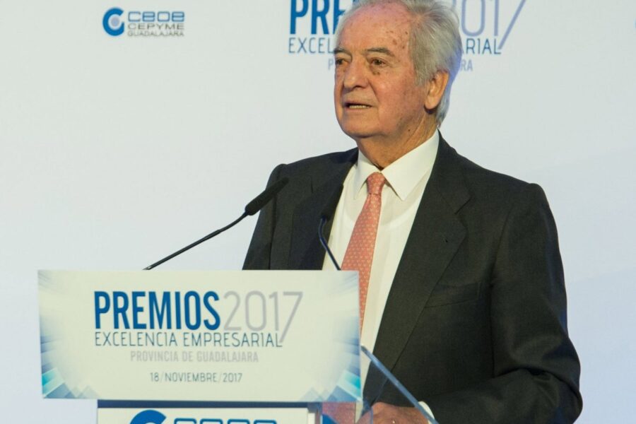 Fallece Agustín de Grandes, presidente de CEOE-Cepyme Guadalajara 17 años y alcalde durante dos