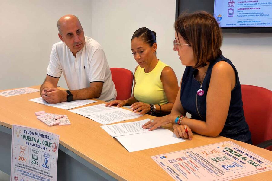 Últimos días para pedir las ayudas para el curso escolar en Olías del Rey: 50.000 euros de presupuesto