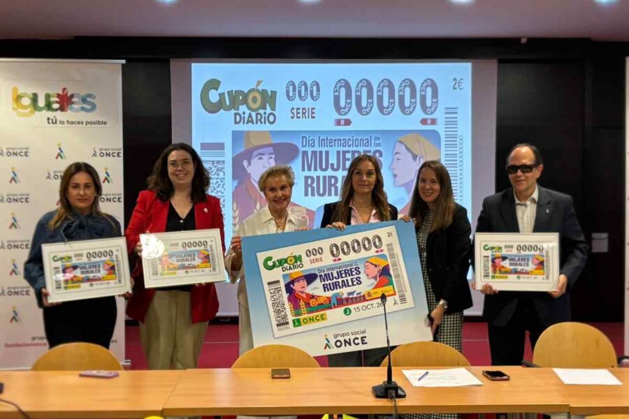 El cupón de la ONCE del 15 de octubre celebra el Día Internacional de las Mujeres Rurales