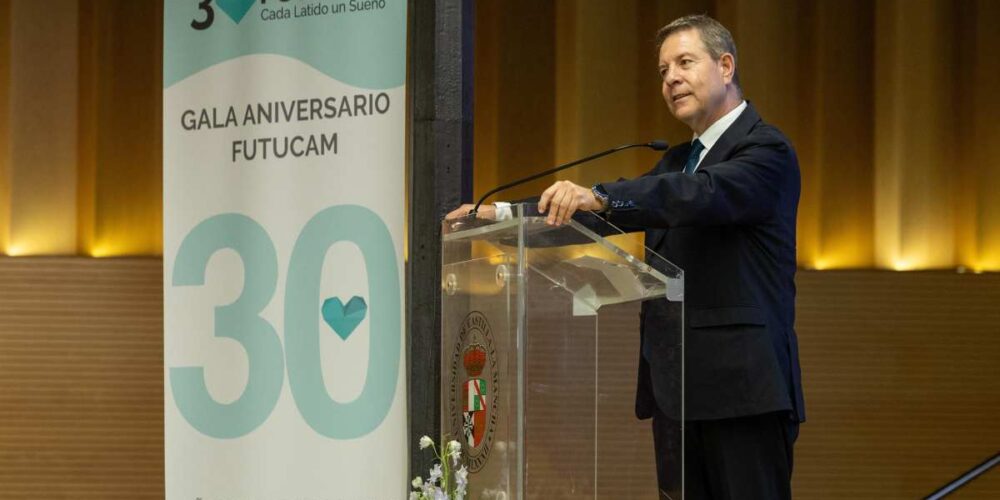 Page, en el acto por el 30º aniversario de la Fundación Tutelar de CLM. Foto: JCCM.