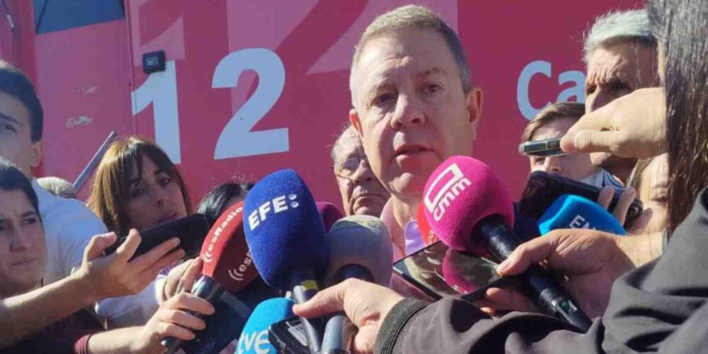 El presidente de Castilla-La Mancha, Emiliano García-Page. Imagen: Sara M.Trevejo.