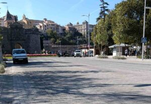 Así estaba el Paseo Imperial el 15 de octubre, a las 12:20 horas.