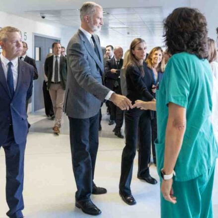 Visita de los Reyes de España al Hospital Universitario de Toledo.