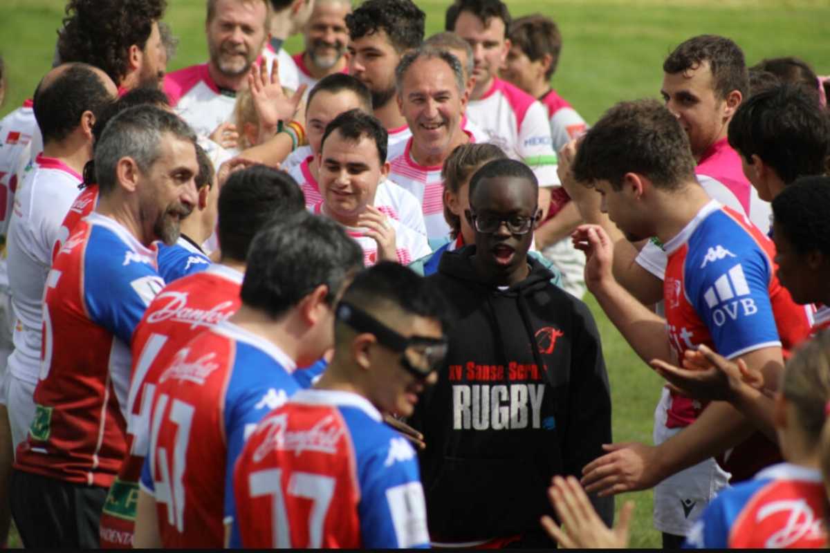 El equipo de rugby inclusivo de 'Los Hidalgos'.