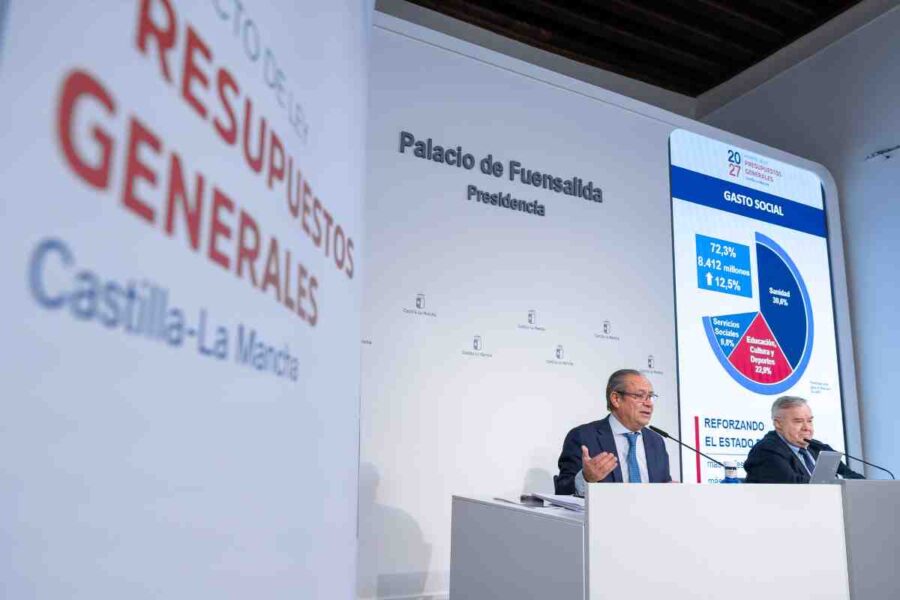Castilla-La Mancha tendrá un Presupuesto con 1.200 millones más: 270 millones en vivienda y un 72,3 en gasto social