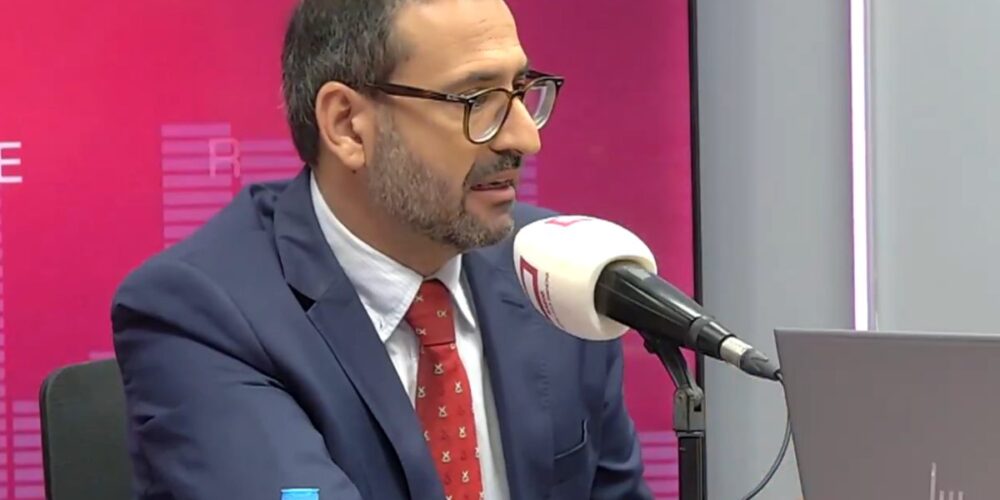 Sergio Gutiérrez, durante la entrevista.