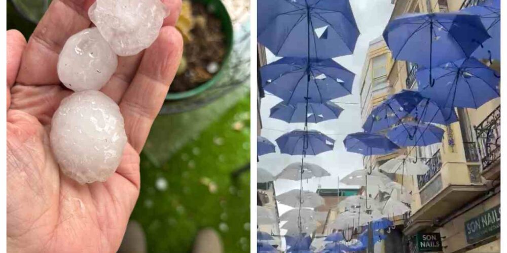Granizada en Talavera.