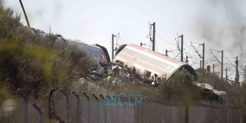 Accidente de trenes en Urda (Toledo). Foto: Sara M. Trevejo.